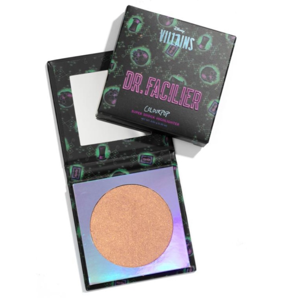Colourpop x Disney Villains Dr. Facilier Highlight